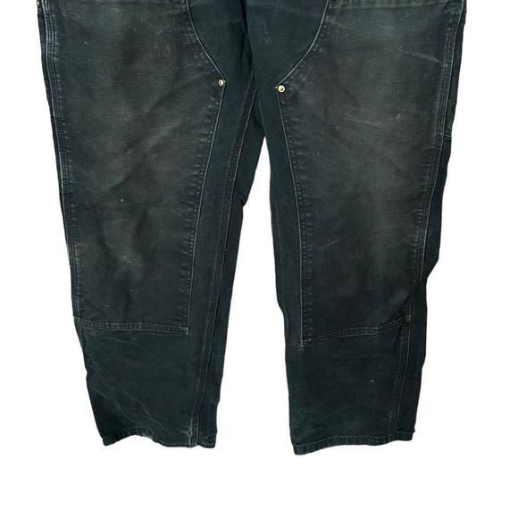 VTG Carhartt Washed Distressed Double Knee Pants 34X30 - Picture 3 of 6